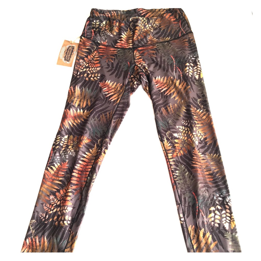 YOGA PANT • NEW • FERN PRINT • RECYCLED FABRIC
